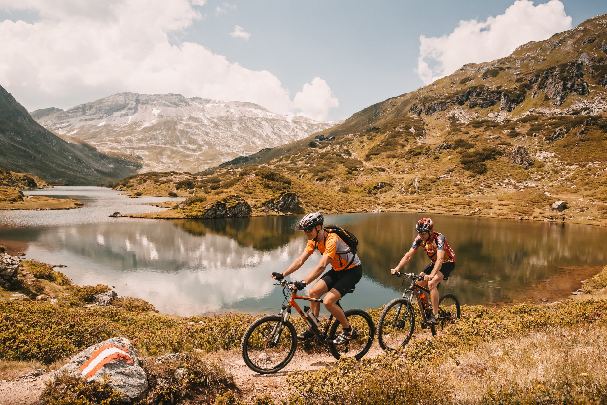 Biken im Almgebiet