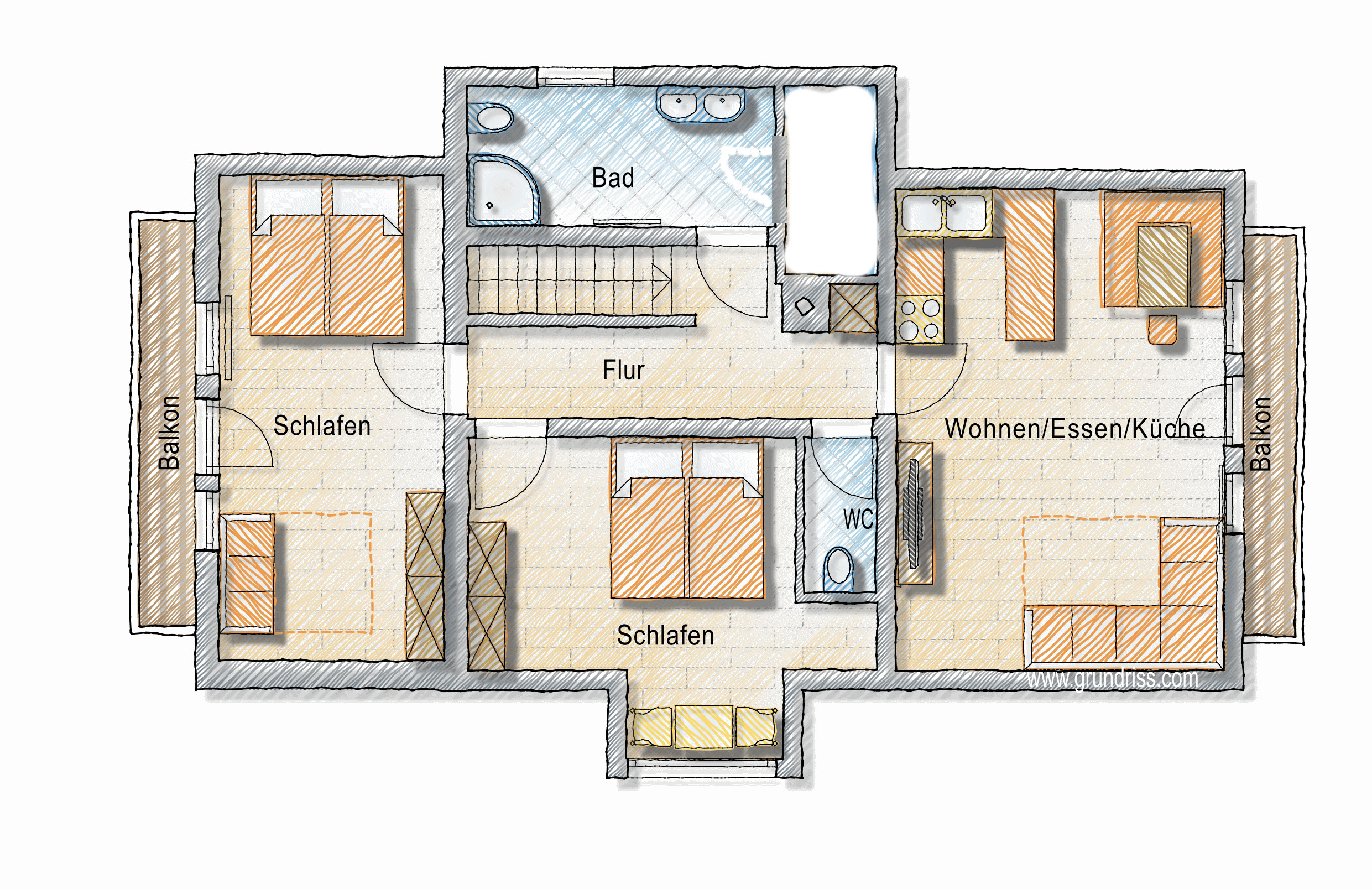 Raumplan App. Fastenberg